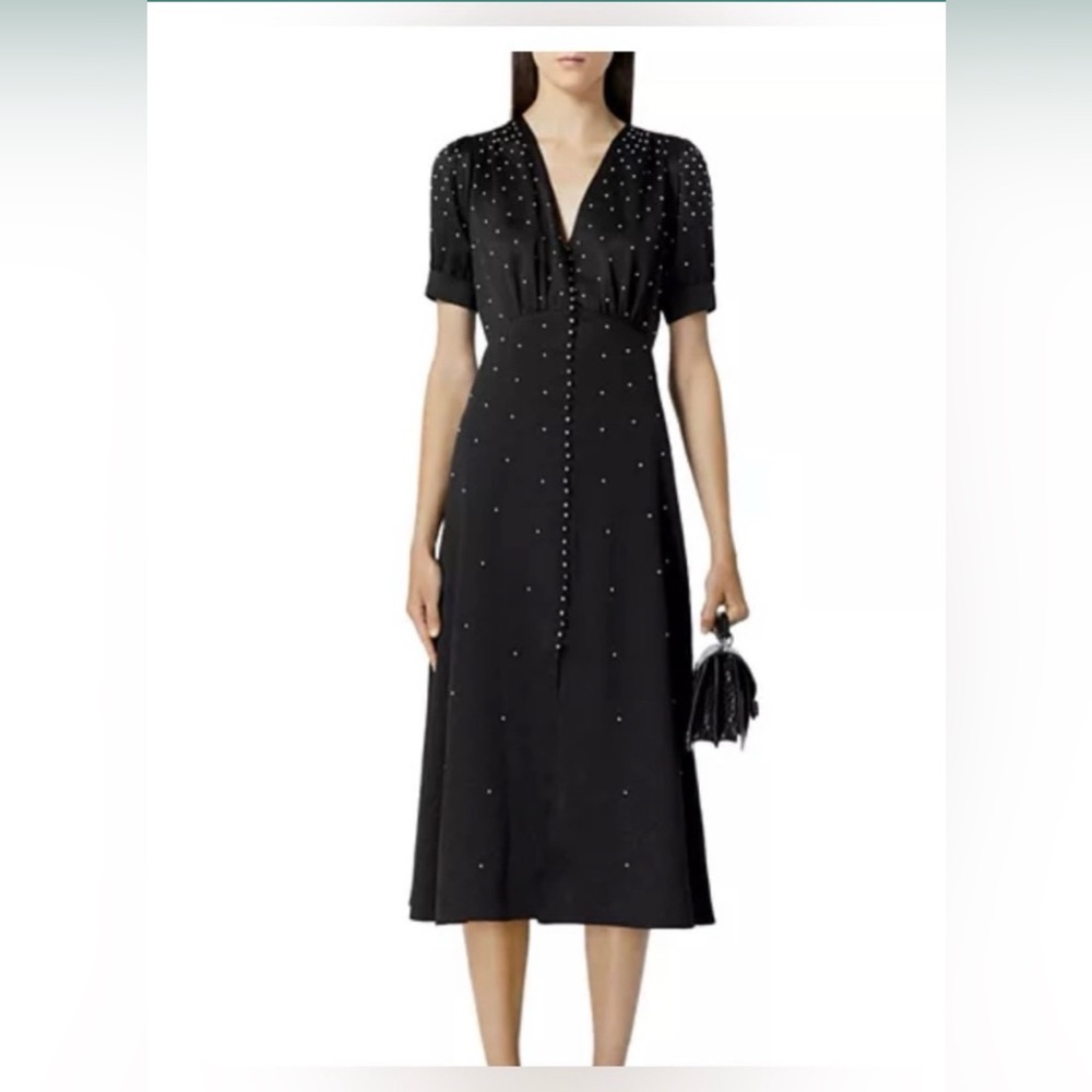 The Kooples Studded Midi dress- Size US Large/ Size 3 EU
